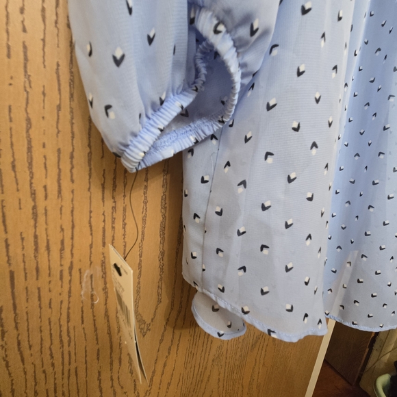 Alyx 3x Light Blue Women's Blouse - Picture 11 of 11